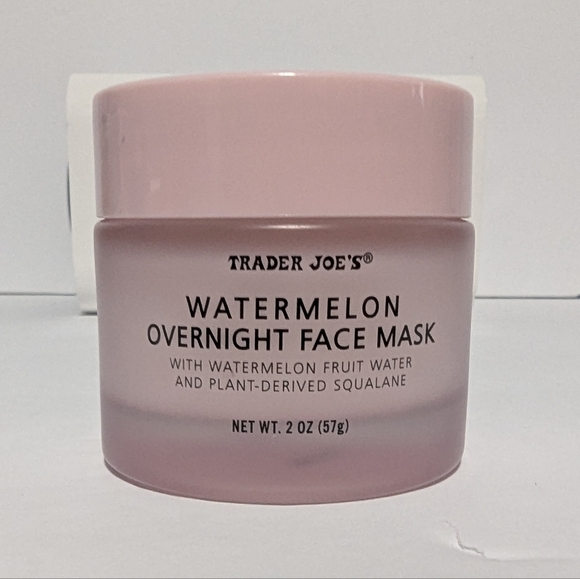 Trader Joe's Watermelon Overnight Face Mask net wt.2 oz (57g) - Picture 1 of 6